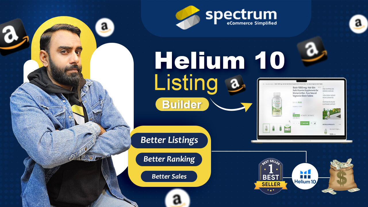 How to improve Amazon product listings with Helium 10