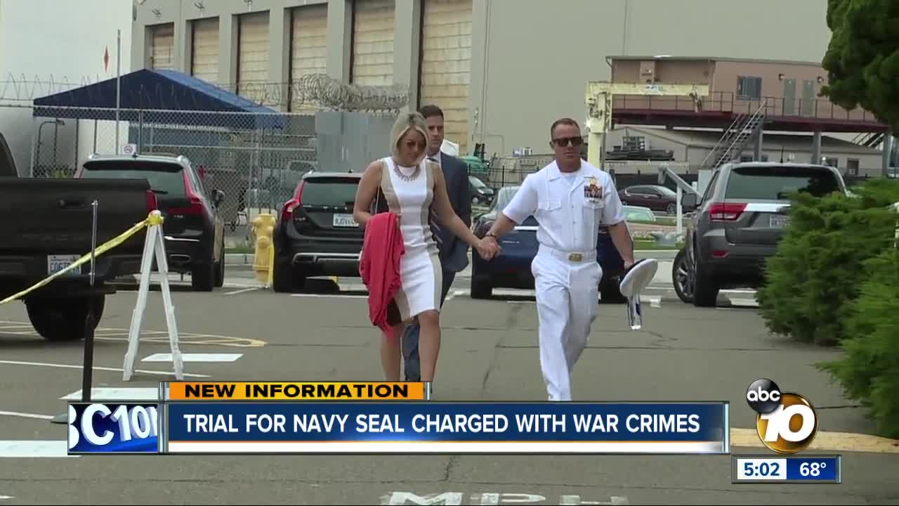 Trial starts for Navy SEAL charged with war crimes