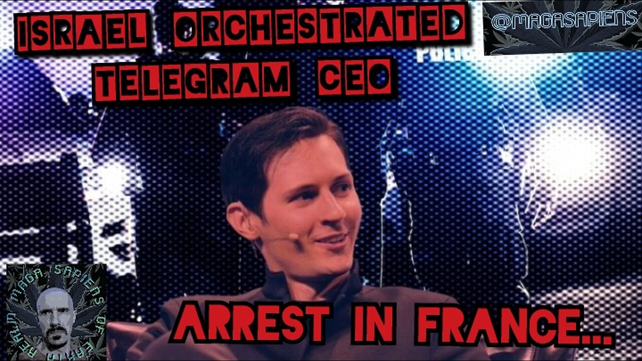 Telegram CEO Durov ARRESTED in France.