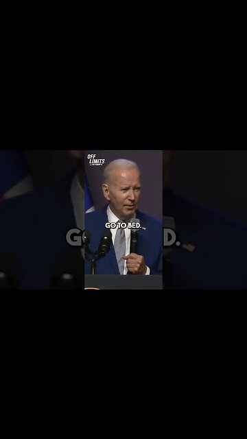 Joe Biden just wants to go to bed!