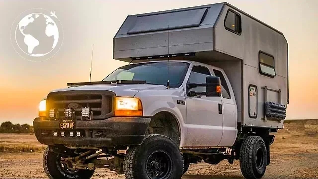 Photographer's CUSTOM Minimalist EXPEDITION CAMPER 4X4 Diesel