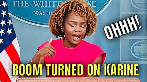 OHHH! Karine LIES for Biden after Joe said he had a "deal" on Ukraine aid