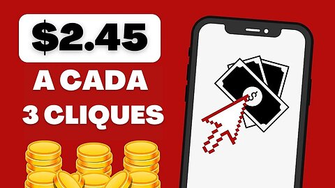 Cadastre e Ganhe R$50: Clique e Receba $2,45 a Cada 30 Segundos Ilimitado | Ganhar Dinheiro Online