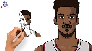 How to Draw Jimmy Butler - Miami Heat