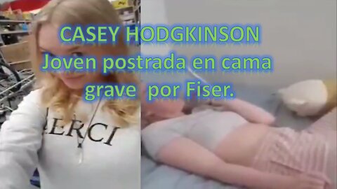 Joven postrada en cama grave por la aguja experimental de Fiser.