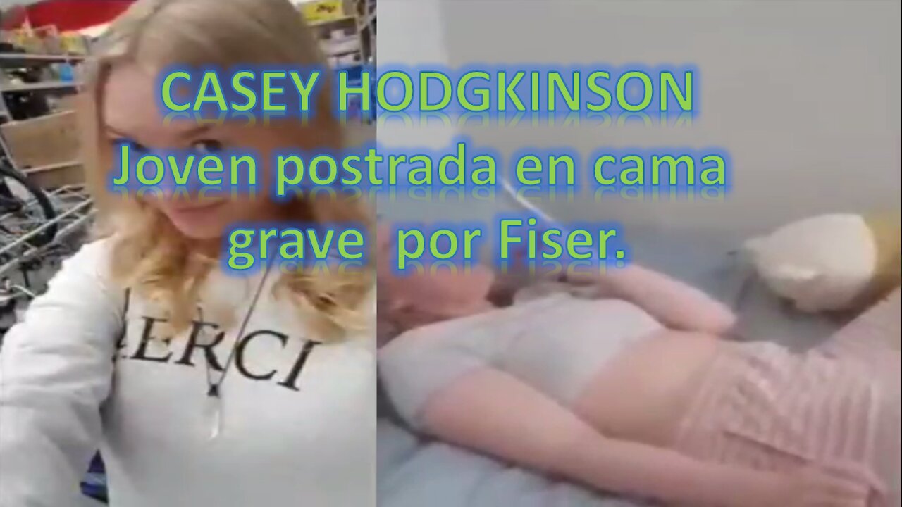 Joven postrada en cama grave por la aguja experimental de Fiser.