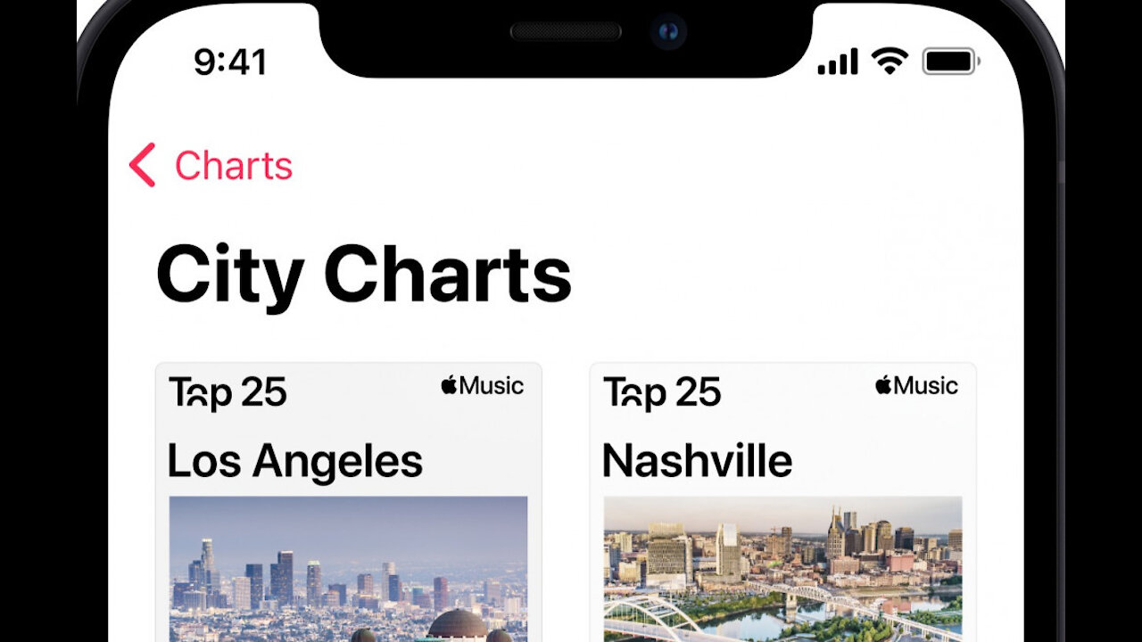 Apple Music unveils City Charts