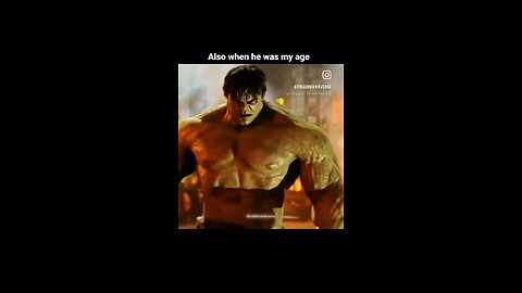 Hulk now and before 😳