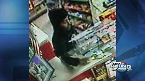 Deputies search for suspect after armed robberies