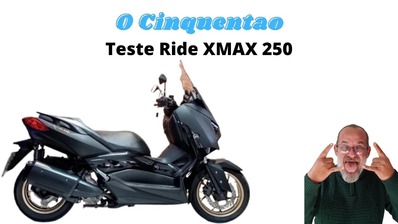 Teste Ride XMAX 250 #xmax #yamaha #ocinquentao