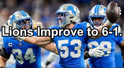 LIONS IMPROVE 6-1