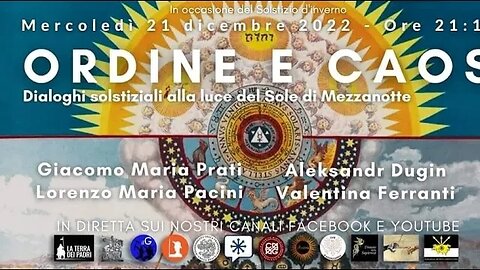 ORDINE E CAOS: dialoghi solstiziali alla luce del Sole di Mezzanotte
