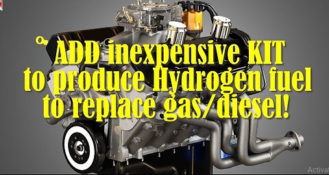 Converting the Camry from Gas, to Water (Hydrogen) fuel, in 30 minutes...