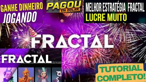 FRACTAL melhor plataforma de jogos pagando muito / tutorial completo