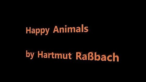 Happy Animals © Music and own Videos Hartmut Raßbach