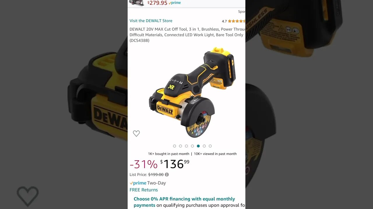 AMAZON DeWALT DEALYou Don’t Want To Miss!