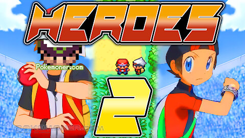 Pokemon 2 Heroes - A New GBA Hack ROM where you have a new rival, Branden, 2 starters....