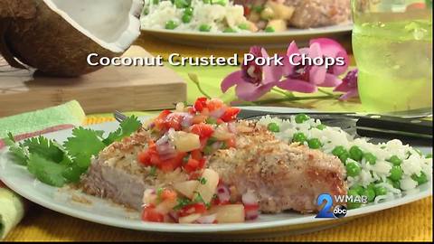 Mr. Food - Coconut Crusted Pork Chops