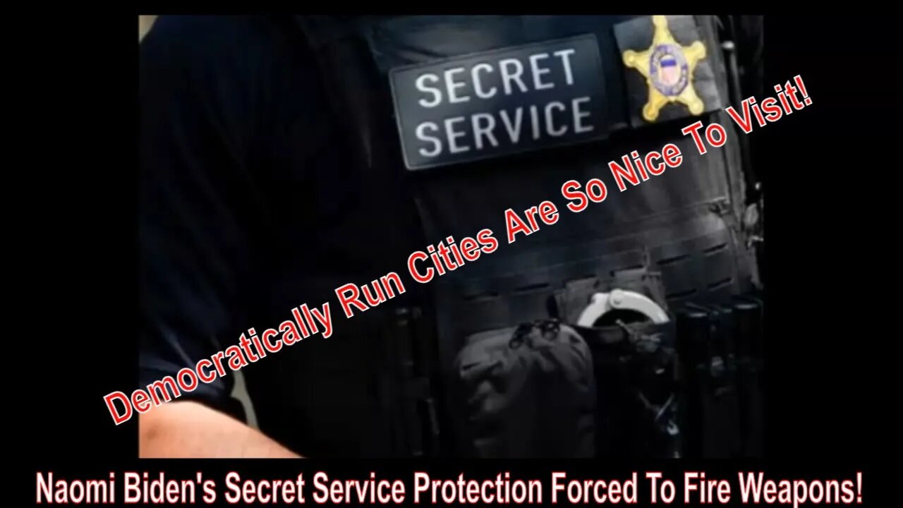 Naomi Biden's Secret Service Protection Forced To Fire Weapons!