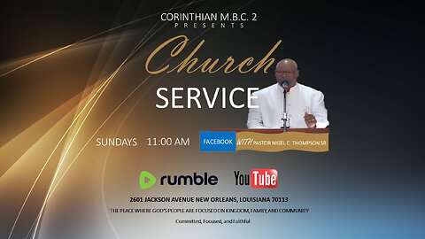 Sunday Worship with CMBC#2