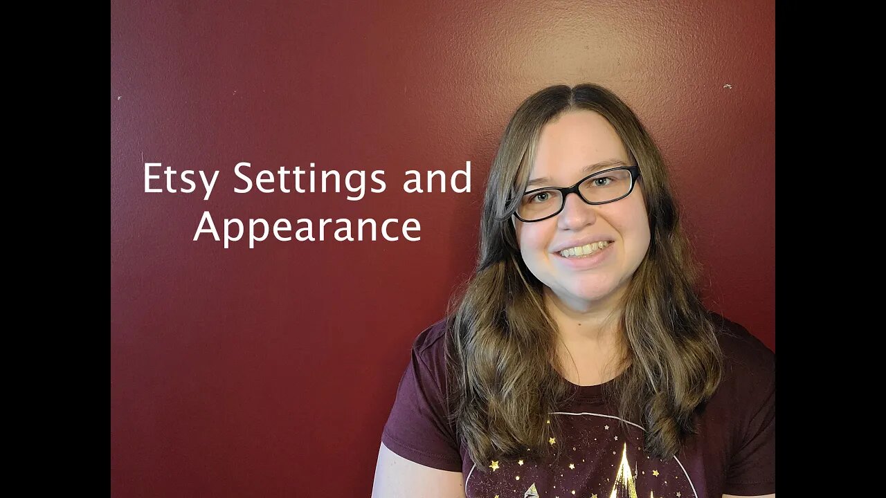 Etsy Shop Appearance and Settings