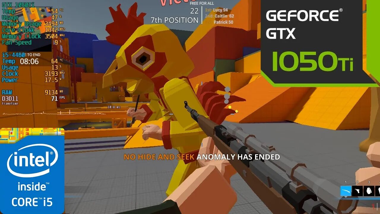 Cartoon Strike - i5-4460, GeForce GTX 1050 Ti & 720p (2023)