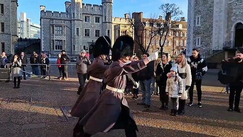 He was ready to bulldoz through tourist #toweroflondon