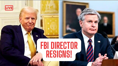 LIVE STREAM: Christopher Wray RESIGNS! & More..