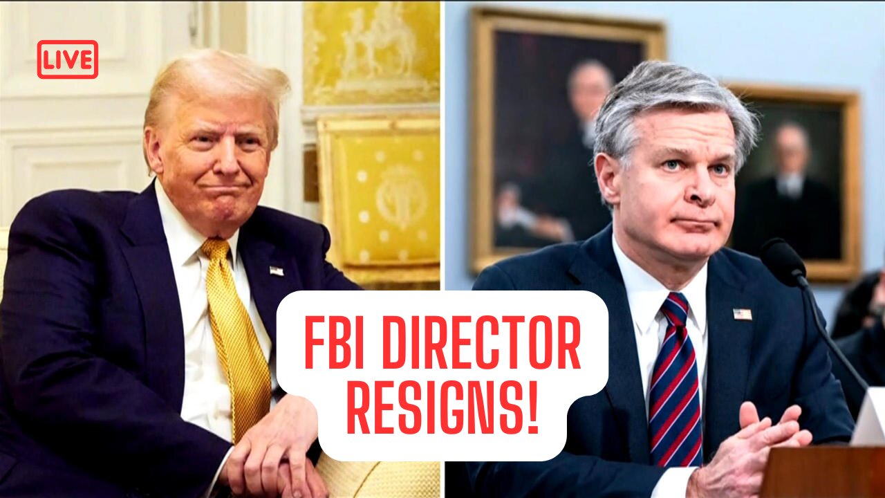 LIVE STREAM: Christopher Wray RESIGNS! & More..