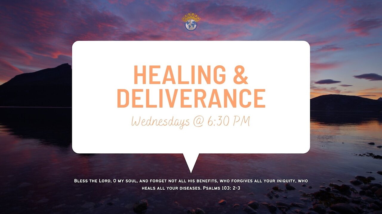 11/10 | Healing & Deliverance Service