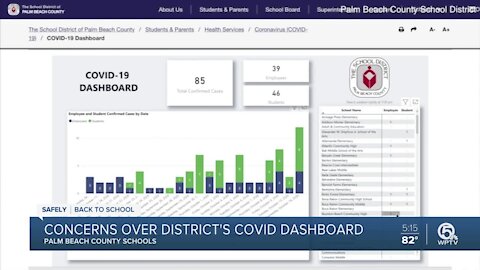 Parents, teachers express concerns with Palm Beach County's COVID-19 dashboard