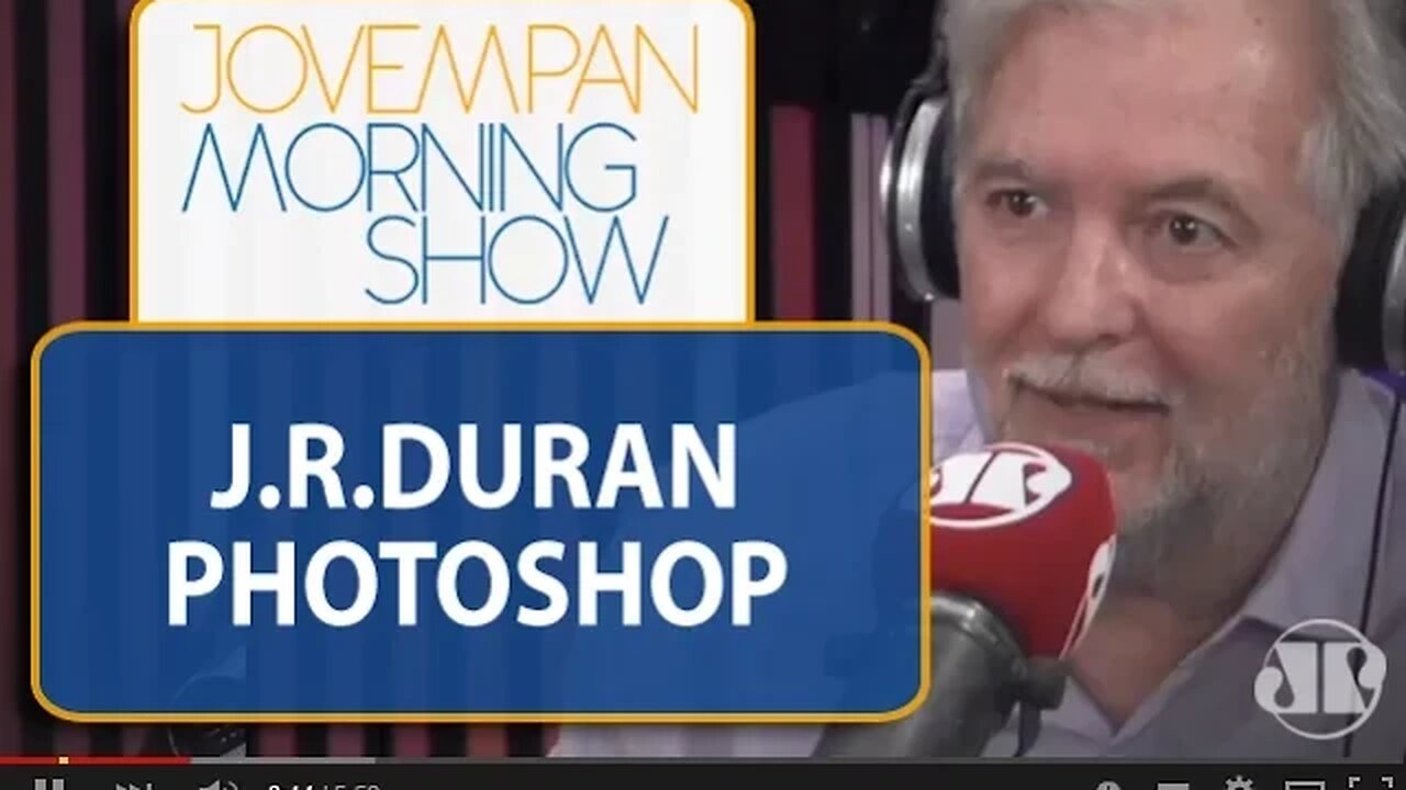 J.R. Duran: "O Photoshop não é um grande problema" | Morning Show | JP