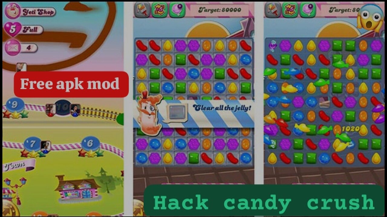 Download Candy Crush Saga Mod Apk 2023 - Unlimited Boosters Apk hack mod new video candy crush apk 🥰