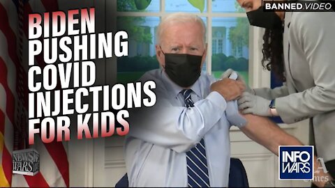 Biden is Now Threatening to Push Injecting Children with COVID Jabs