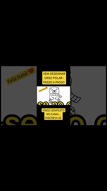 COMO DESENHAR URSO POLAR - FÁCIL #desenho #desenholivre #shorts #desenhofacil #desenhofofo