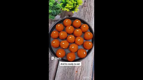 Indian ancient desert motichur laddu recipe