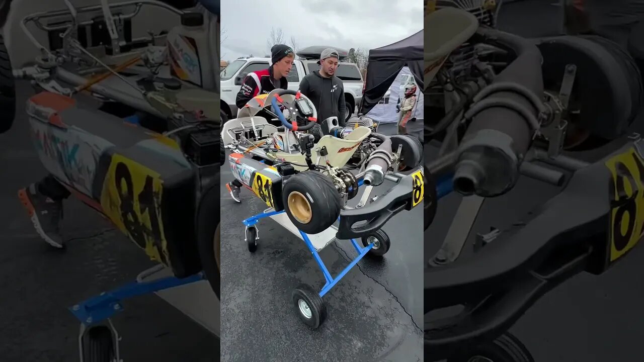 Warming up the gokart