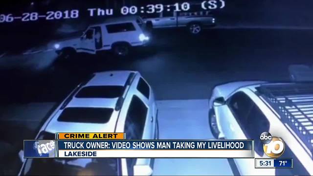 Truck owner: Video shows man 'taking livelihood'