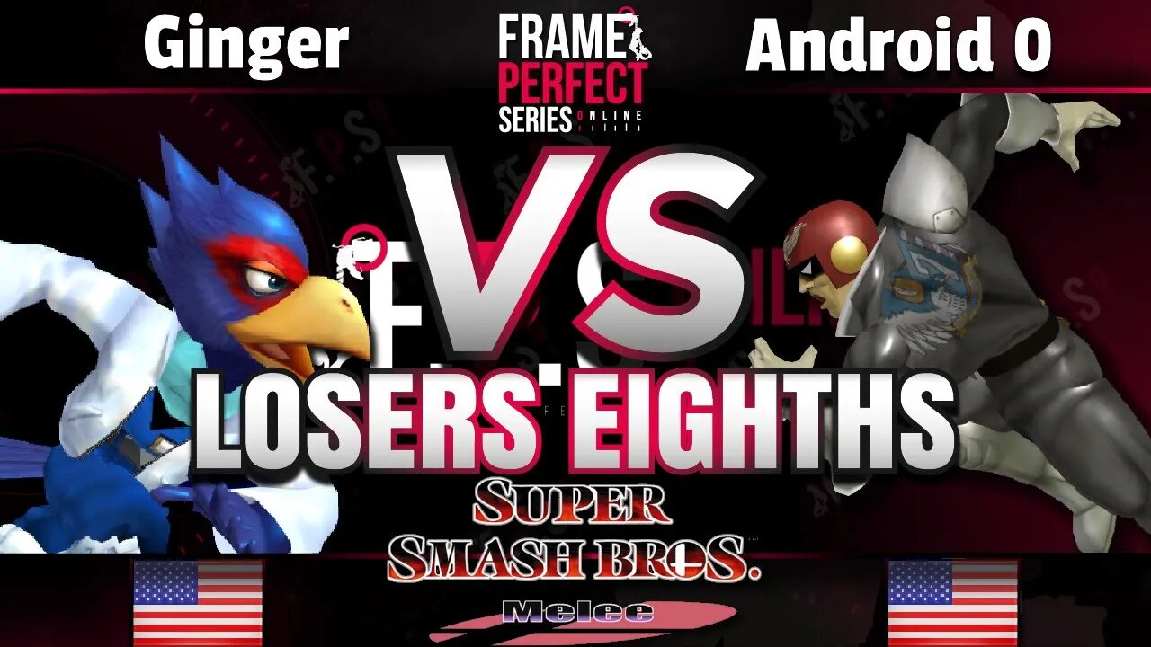 FPS3 Online Losers Top 8 - Ginger (Falco) vs. Android 0 (Captain Falcon) - Smash Melee