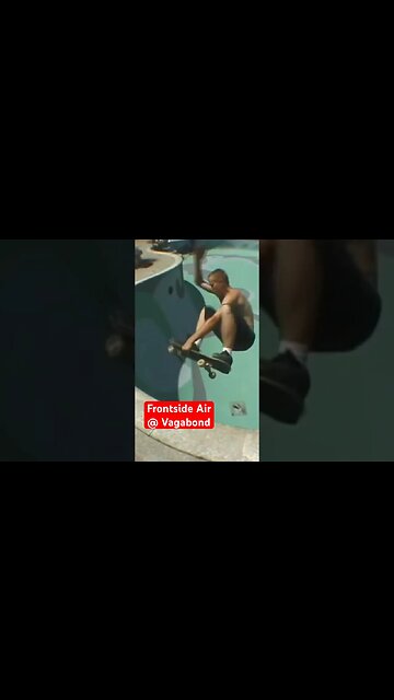 How To Frontside Air in Empty Pool #learntoskate #poolskateboarding #poolskating #emptypool #howto