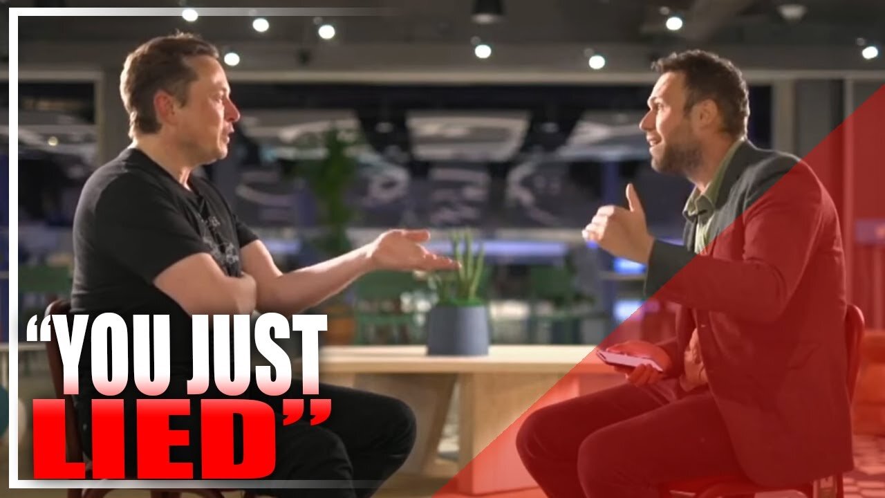'You Just Lied': Elon Musk Slaughters BBC Reporter In Live Interview