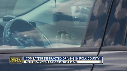 Polk County is trying to combat distracted driving