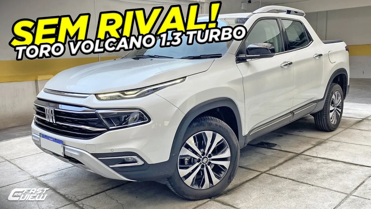 NOVA FIAT TORO VOLCANO 1.3 TURBO 2022! PREÇO, CONSUMO E DETALHES DA VERSÃO INTERMEDIÁRIA Fastcarview