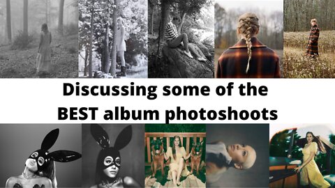 My FAVORITE ALBUM PHOTOSHOOTS (folklore, sweetener, blue banisters, etc.)