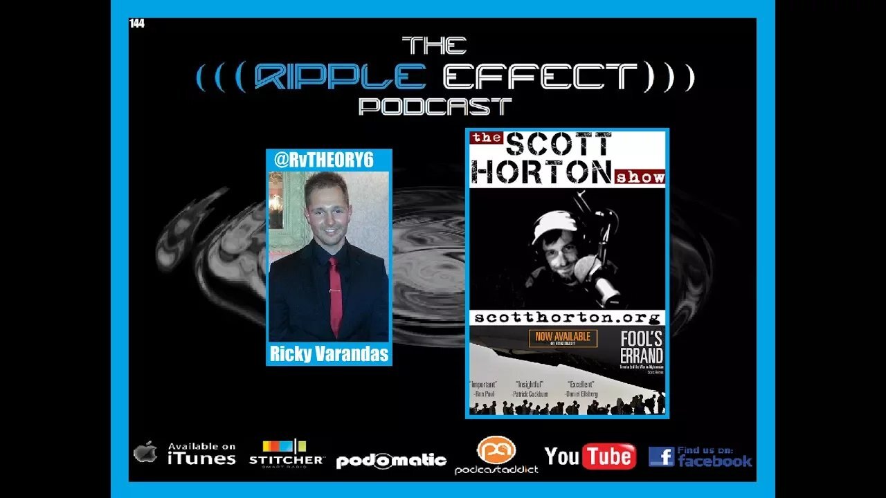 The Ripple Effect Podcast #144 (Scott Horton | Time To End The War in Afghanistan)