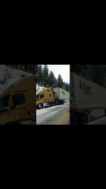 Truck down in a ditch. South of Kelowna. #shorts