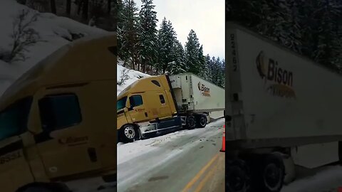 Truck down in a ditch. South of Kelowna. #shorts