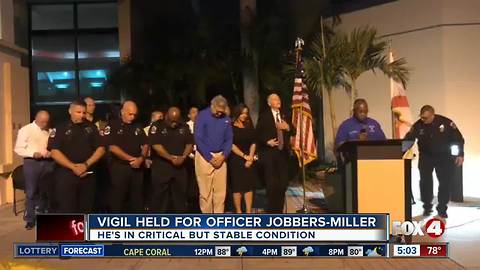 Police, first responders and state leaders gather for private vigil for Officer Jobbers-Miller