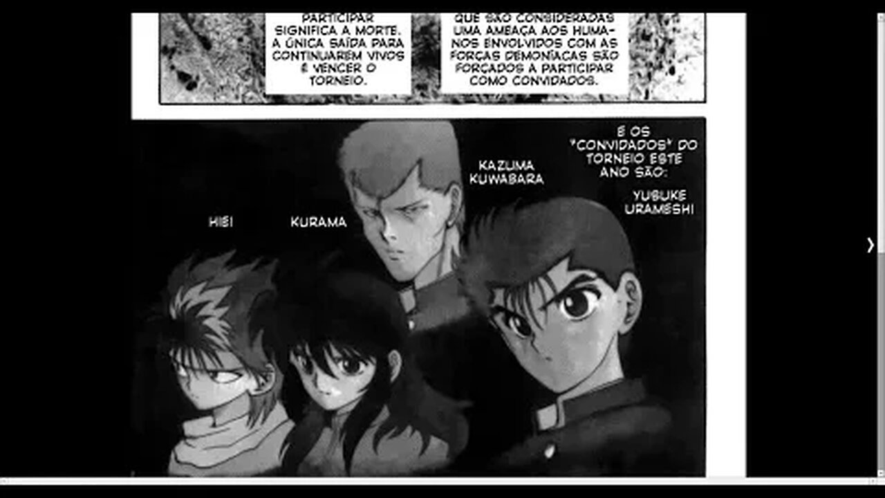 Yu Yu Hakusho Pt.51 - O Torneio Das Trevas!!! [Pause o Vídeo Caso Não Consiga Ler]