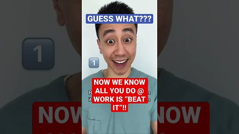 “BEAT IT” at work! #shorts #shortvideo